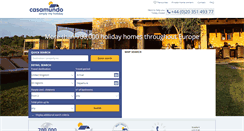 Desktop Screenshot of casamundo.co.uk